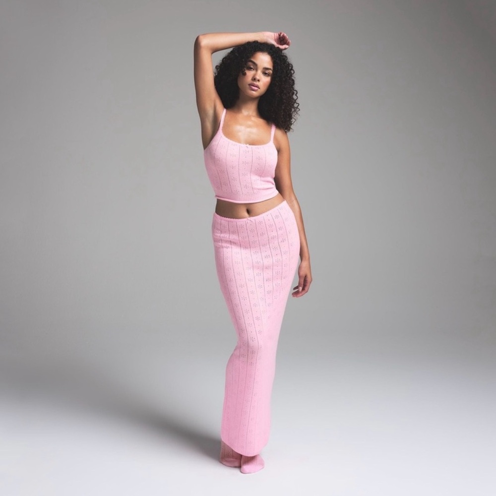 Skims Sweater Pointelle Matching Set